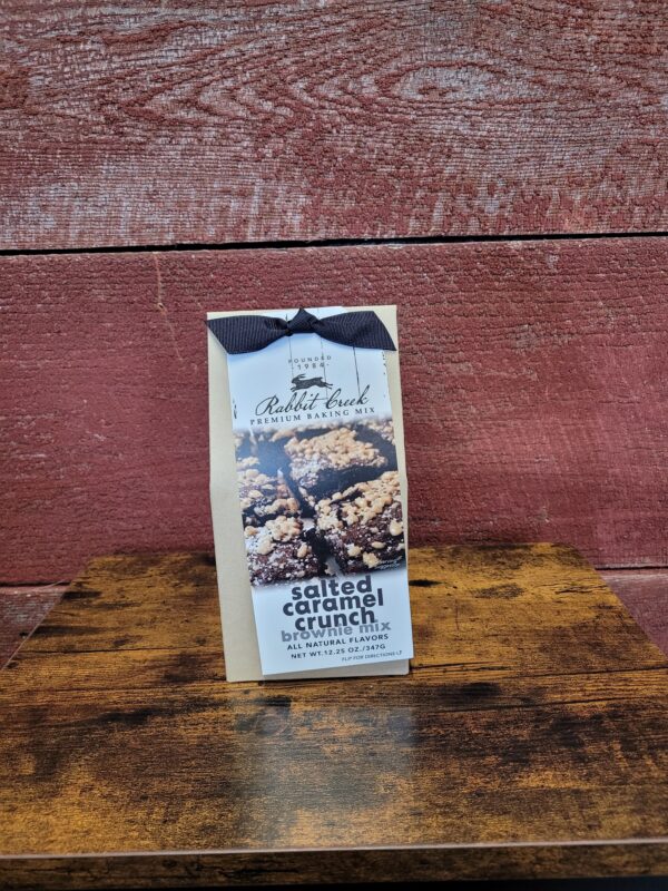 Salted caramel crunch brownie mix