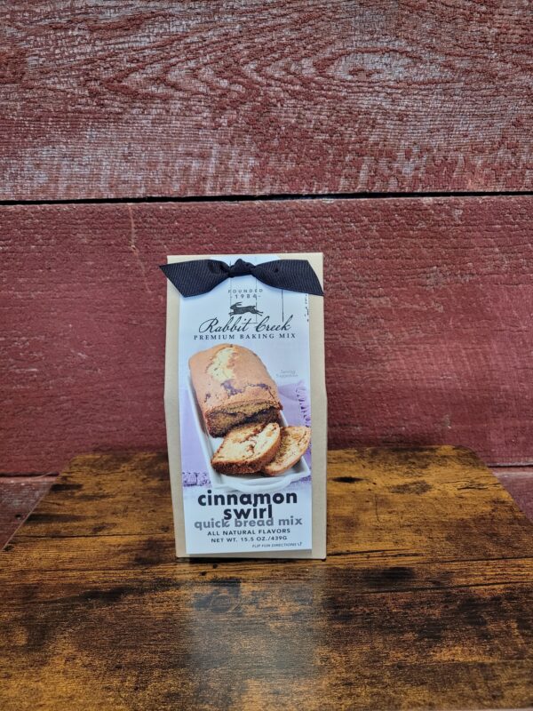 Cinnamon swirl quick bread