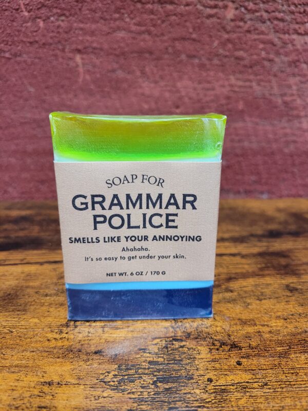 Soap For Grammar Police